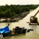 Berbiaya Rp500 Juta, Dredger dan Eksavator Sedot Lumpur Saluran Pasok DAM 4 untuk Airi 499 Ha Tambak Dipasena