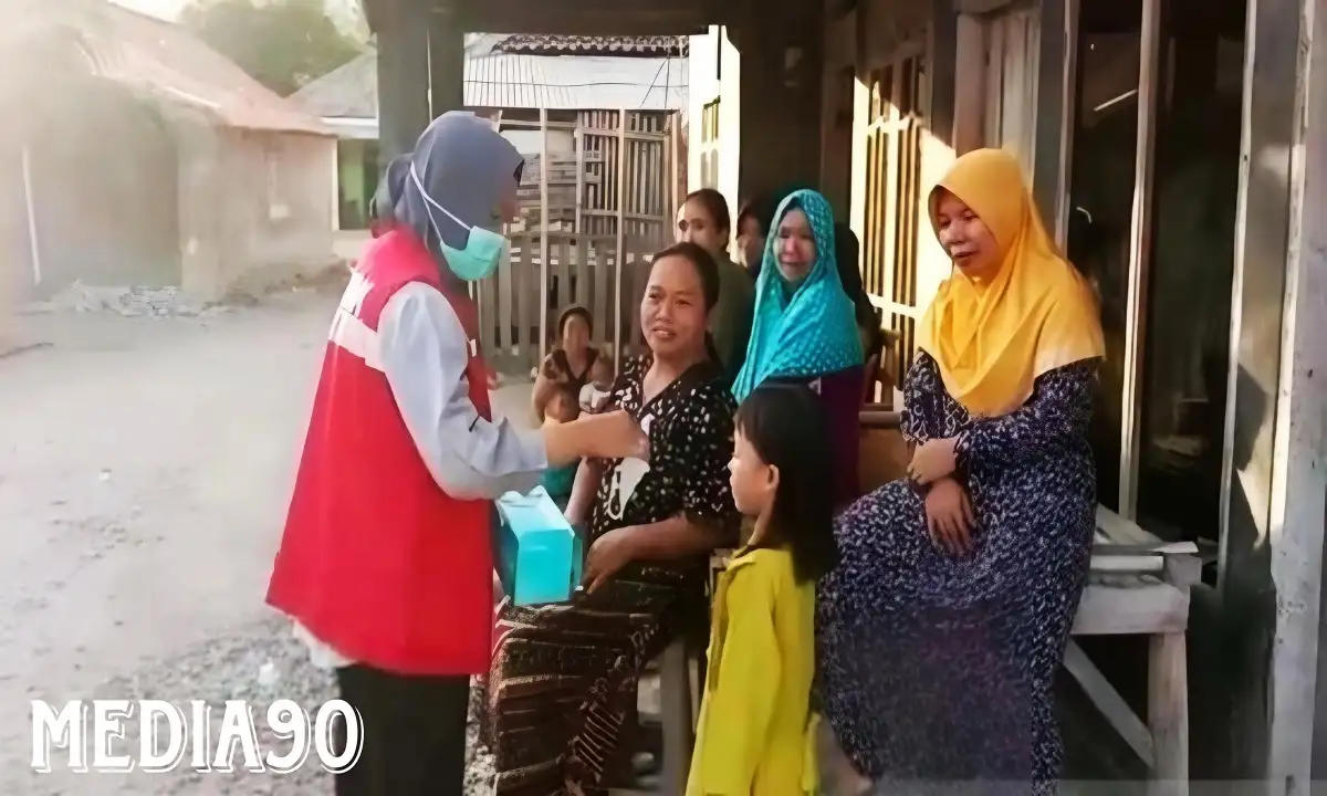 Butuh Masker dan Kaca Mata, Abu Vulkanik Gunung Anak Krakatau Ganggu Warga Desa Pulau Sebesi Lampung Selatan