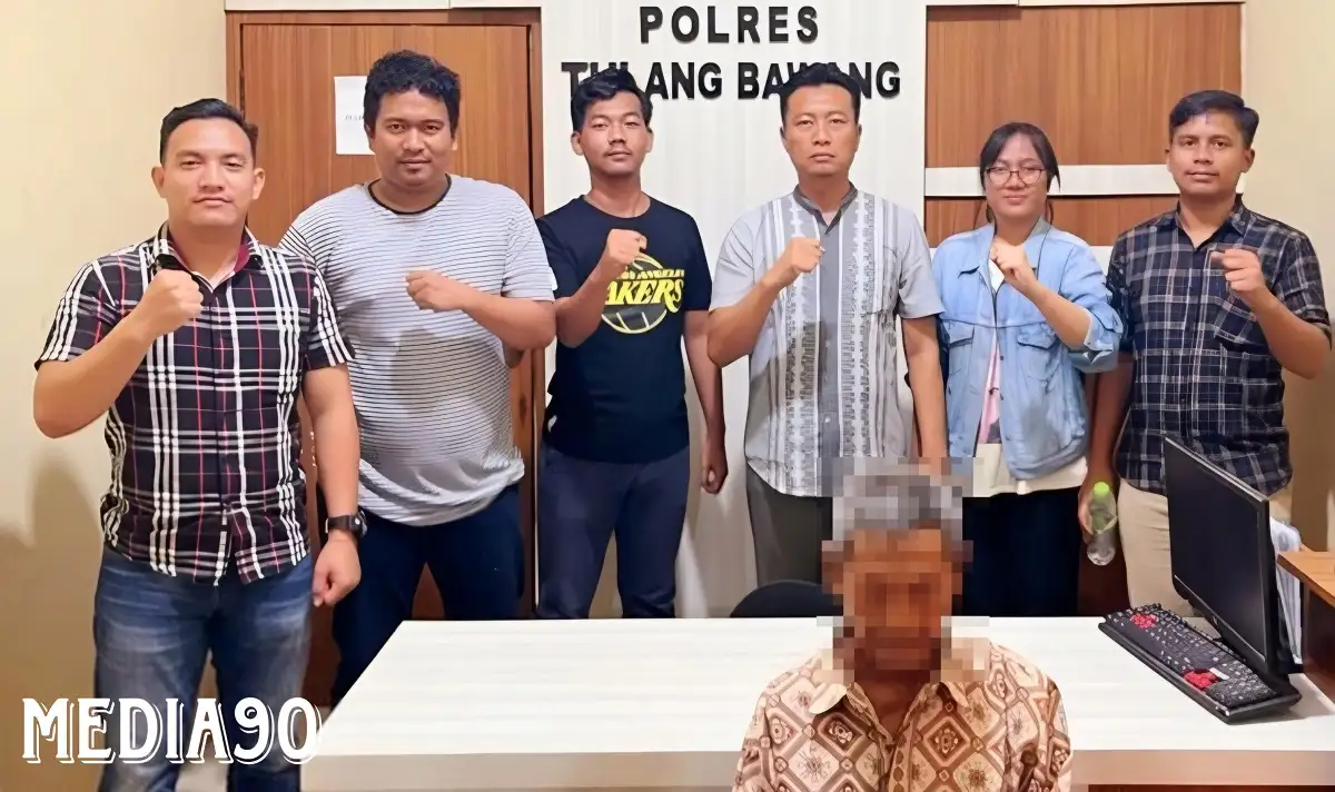Cabuli Tetangga Berumur Tujuh Tahun, Kakek di Rawajitu Selatan ini Ditangkap Polres Tulang Bawang