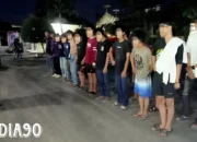 Mabuk Kecepatan di Sukarame: 16 Remaja Terjaring Razia Polisi saat Beraksi Balap Liar