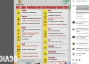 Mark Your Calendar! Jadwal Libur dan Cuti Bersama 2024 yang Wajib Kamu Catat