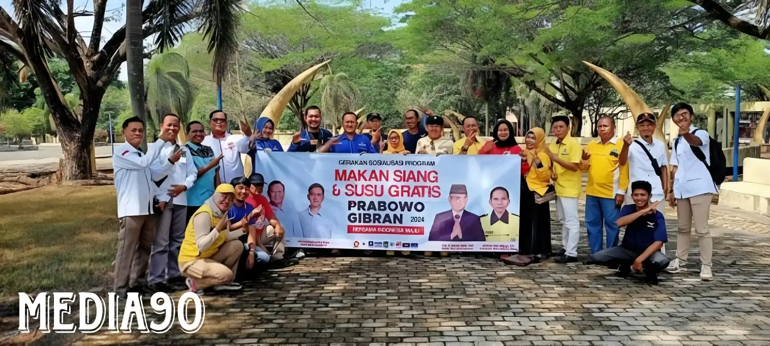 Covid-19 Melonjak, TKD Prabowo Gibran Lampung Gencarkan Program Minum Susu dan Makan Siang Gratis