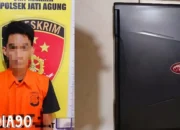 Jati Mulyo Terkejut: Warga Merak Batin Natar Jadi Tersangka Pencurian HP dan Laptop, Ditangkap di Sel Polsek Jati Agung