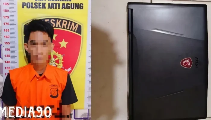 Jati Mulyo Terkejut: Warga Merak Batin Natar Jadi Tersangka Pencurian HP dan Laptop, Ditangkap di Sel Polsek Jati Agung