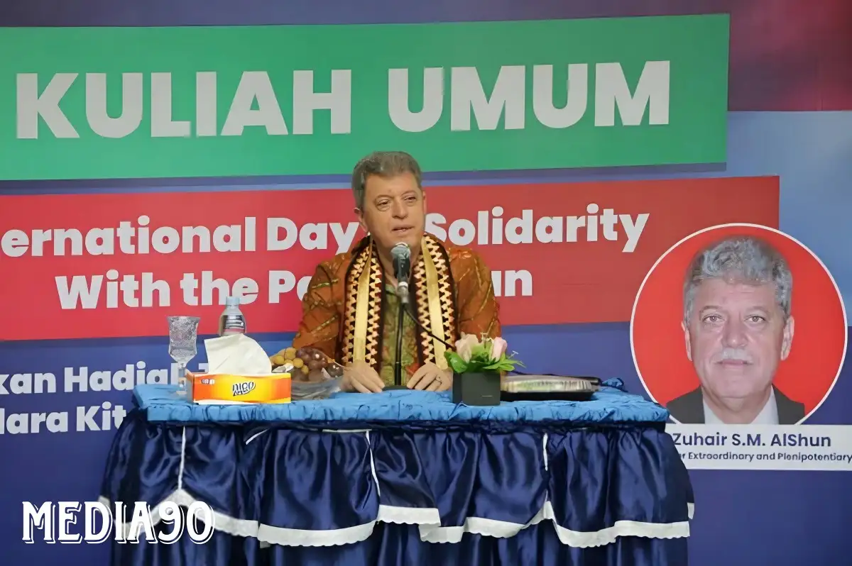 Dubes Palestina Isi Kuliah Umum di IIB Darmajaya