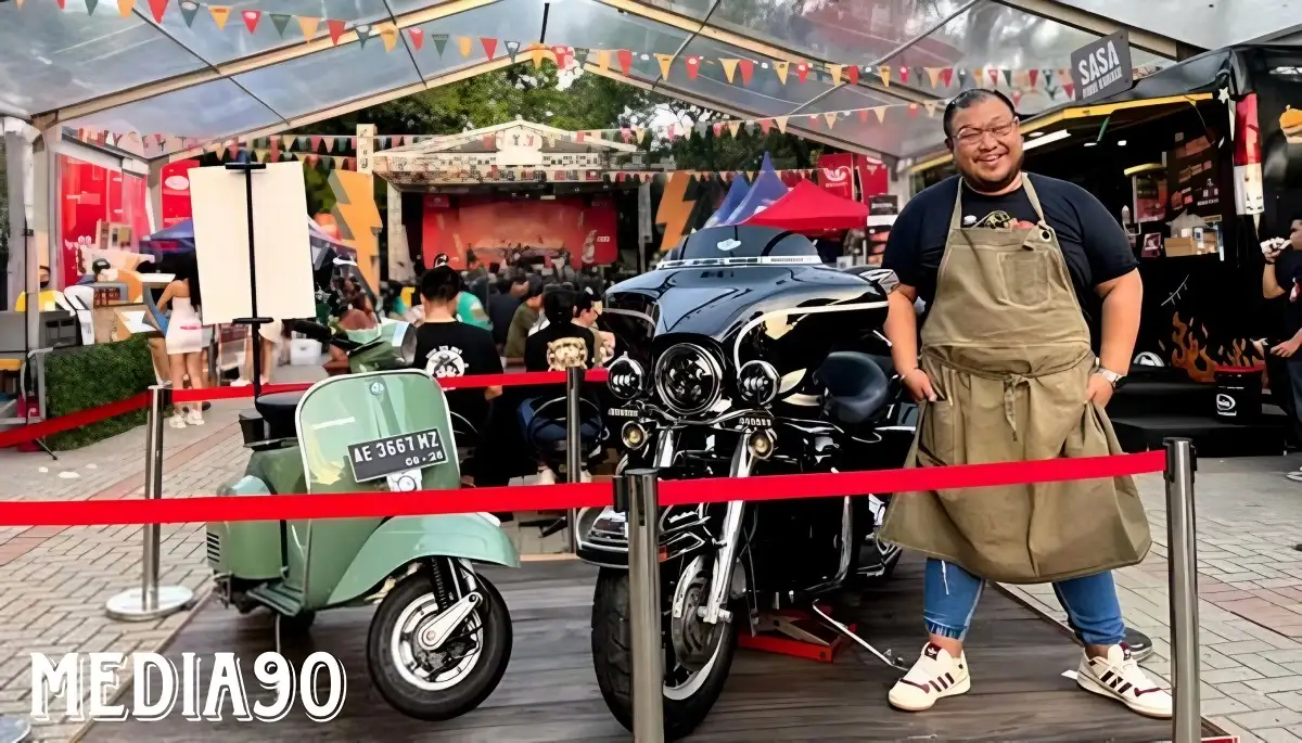 Food Truck Bernuansa Retro Riuhkan Decemblar Kustom Weekender 2023