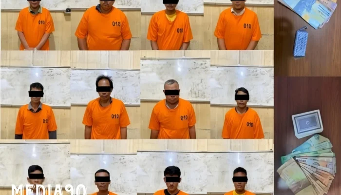 Operasi Polisi Berhasil! 12 Pelaku Judi Remi Terjaring Razia di Hadimulyo Barat