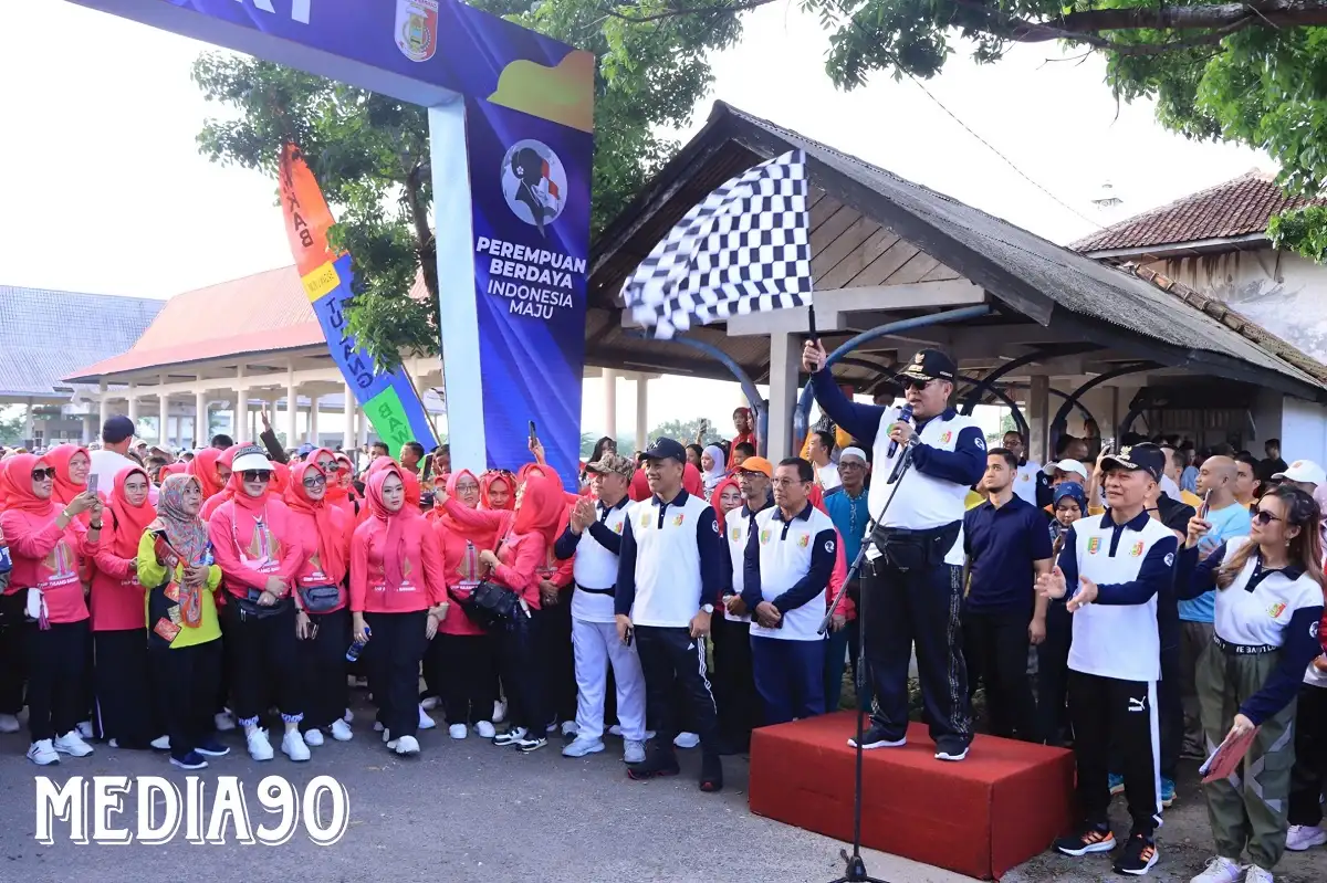 Gubernur Arinal Djunaidi Lepas Peserta Jalan Sehat di Tulang Bawang