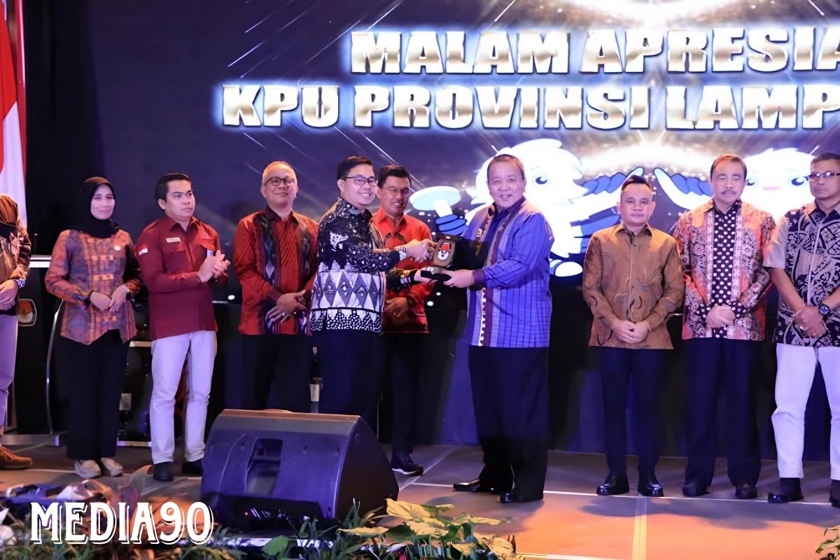 Gubernur Lampung Arinal Djunaidi Buka Malam Apresiasi KPU Provinsi Lampung Tahun 2023
