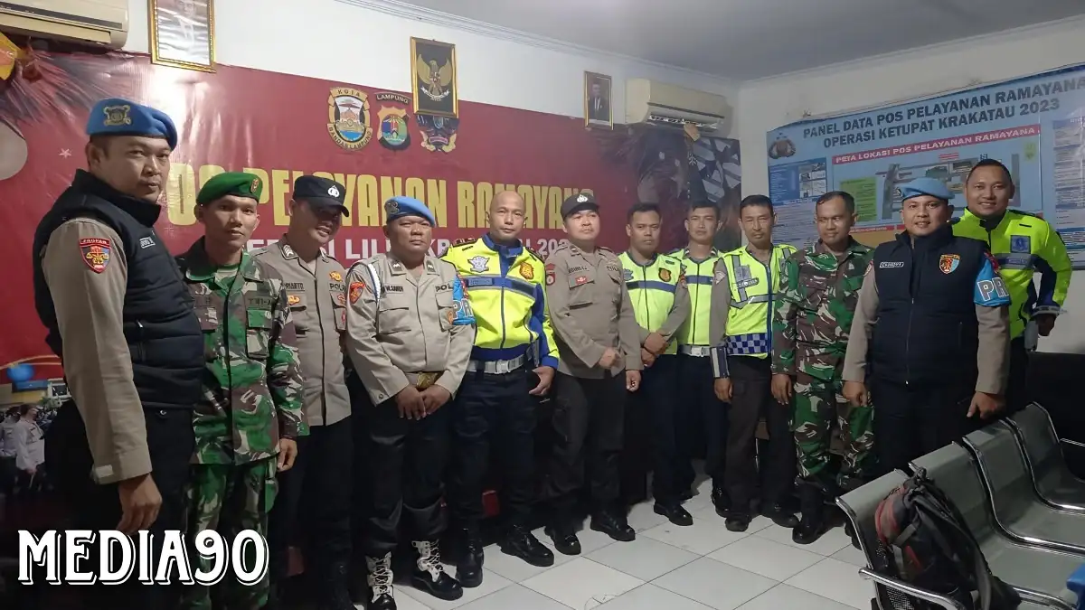 Libur Nataru, Polresta Bandar Lampung Siagakan Tujuh Posko Hingga 492 Personel Gabungan