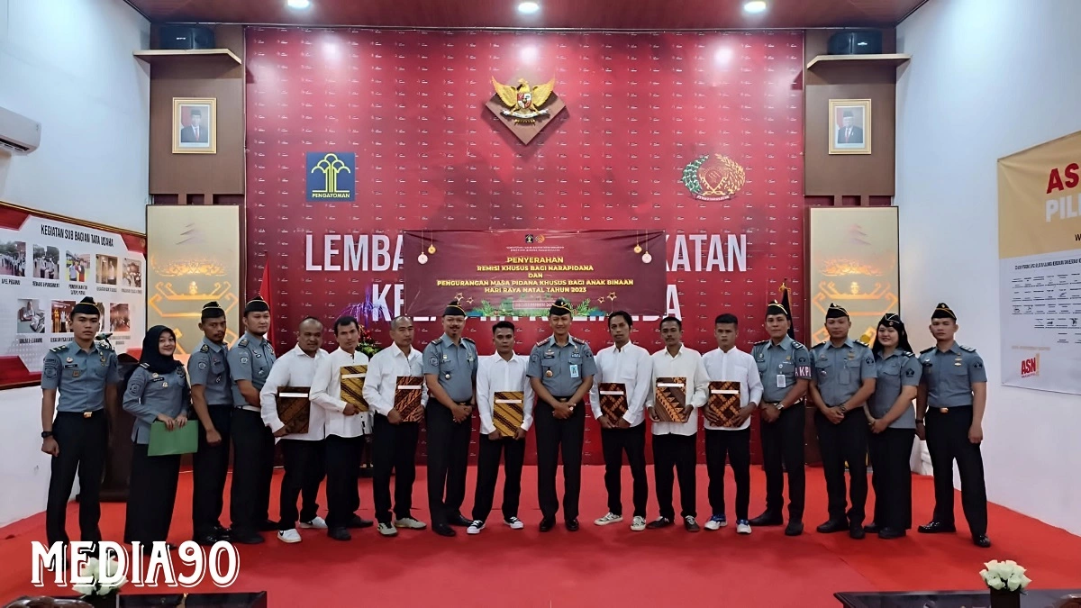 Momen Natal 2023, 12 Napi di Lapas Kalianda Terima Remisi