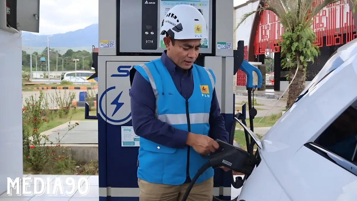 Mudik Nataru, PLN Lampung Siapkan 8 Pos Pengisian SPKLU Mobil Listrik di Jalan Tol dan Lintas Sumatera