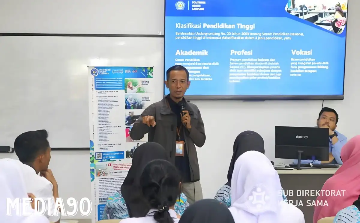 Polinela Buka Pintu Masa Depan, Terima Kunjungan dari SMA Negeri 1 Candipuro, Lampung Selatan
