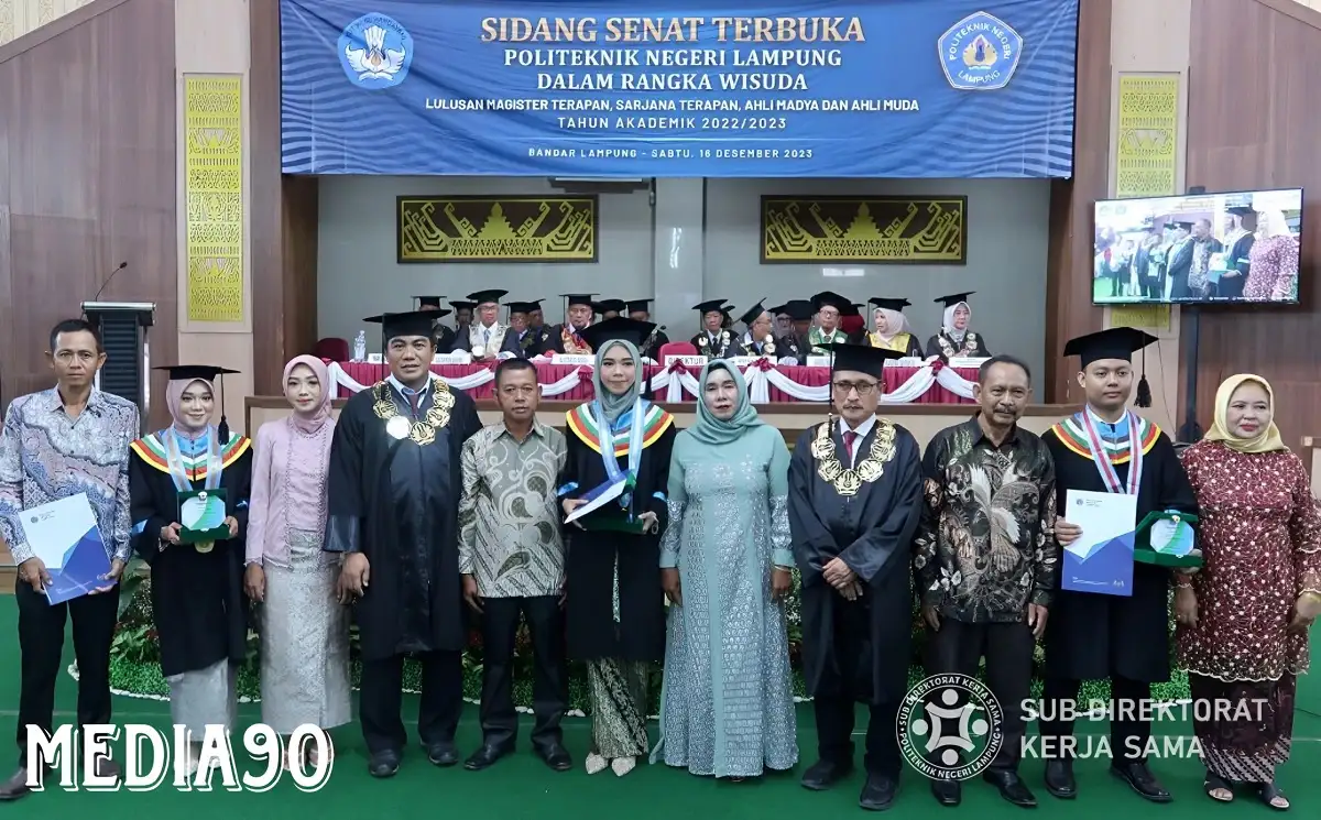 Polinela Gelar Wisuda Periode ke-50, Cetak Lulusan Berkualitas dan Berjiwa Pemimpin