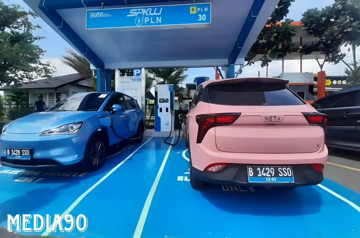 Segini Biaya Cas Mobil Listrik Neta V Dari Jakarta Ke Semarang