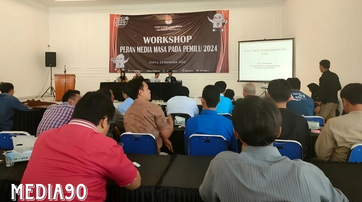 Sukseskan Pemilu 2024, KPU Tanggamus Gelar Workhshop Bersama Media Massa