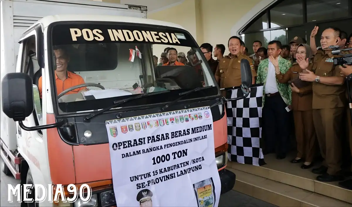Tekan Inflasi di Lampung, Gubernur Arinal Djunaidi Luncurkan Beras Medium Berjaya