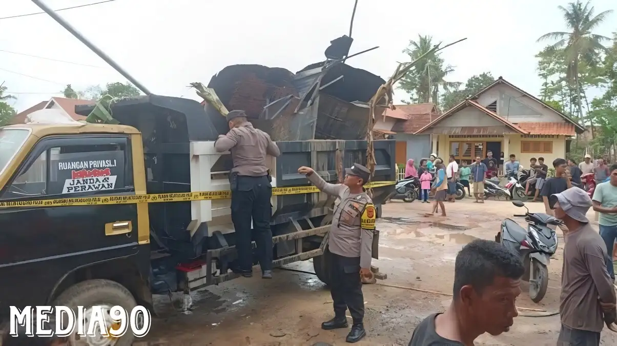 Terjebak Api di Bak Truk, Tukang Las di Batanghari Lampung Timur Tewas Terpanggang