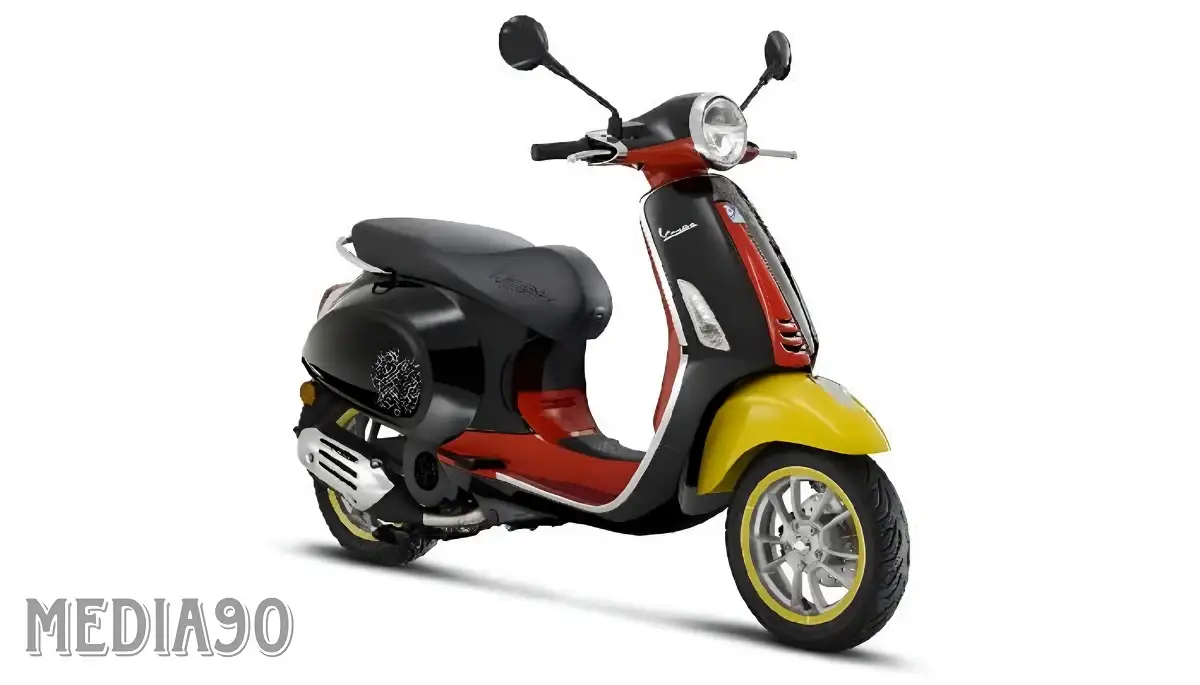 Uniknya Vespa Primavera Mickey Mouse, Harga Tembus Rp60 Jutaan