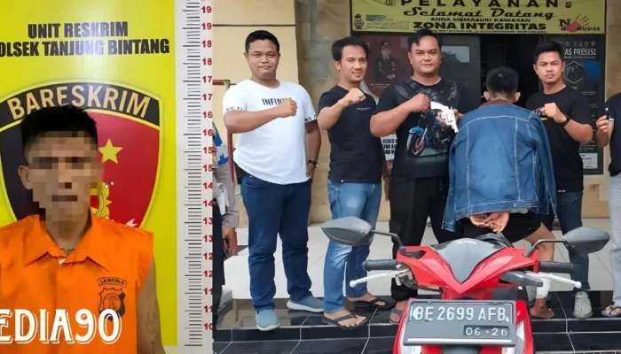 Setelah Terlibat Pencurian Motor di Bandar Lampung, Polisi Terpaksa Menembak Pelaku di Kebun Karet Wilayah Tanjung Bintang