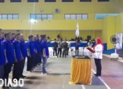 Prosesi Pelantikan Pengurus PBVSI Bandar Lampung Oleh Wali Kota Eva Dwiana