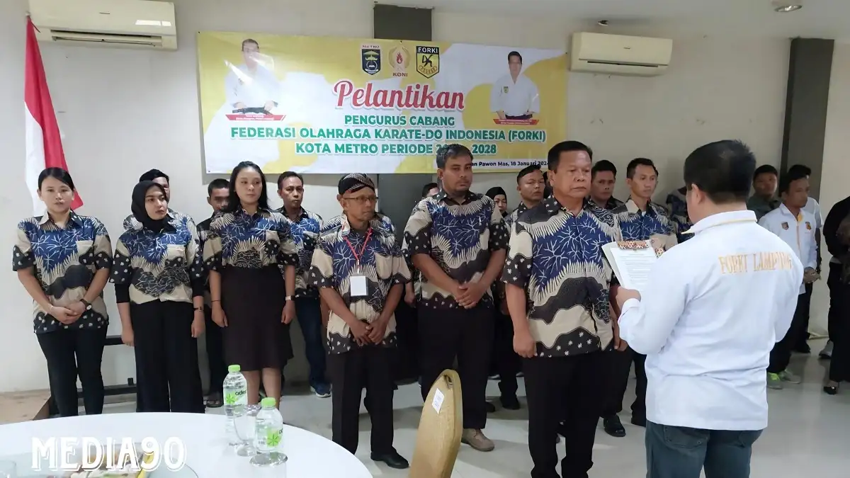 Dayat Hadijaya Terpilih Aklamasi Ketua Forki Metro, Diminta Segera Gelar Kejuaraan Wali Kota Cup