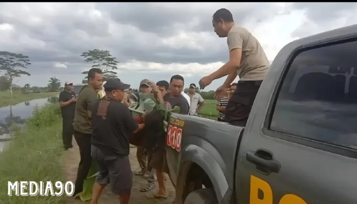 Penuh Misteri: Tragedi Mengenaskan di Irigasi Way Jepara Lampung Timur, Janda Dua Anak Ditemukan Tewas Mengapung