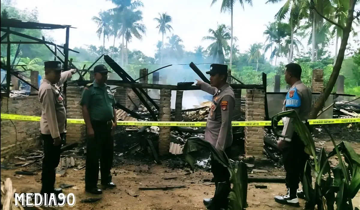 Diduga Korsleting, Kandang Ayam di Sukoharjo Pringsewu Ludes Terbakar, Kerugian Rp265 Juta