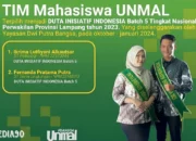 Keberhasilan Dua Mahasiswa Universitas Malahayati sebagai Duta Inisiatif Indonesia Batch 5 Mewakili Keberanian Lampung