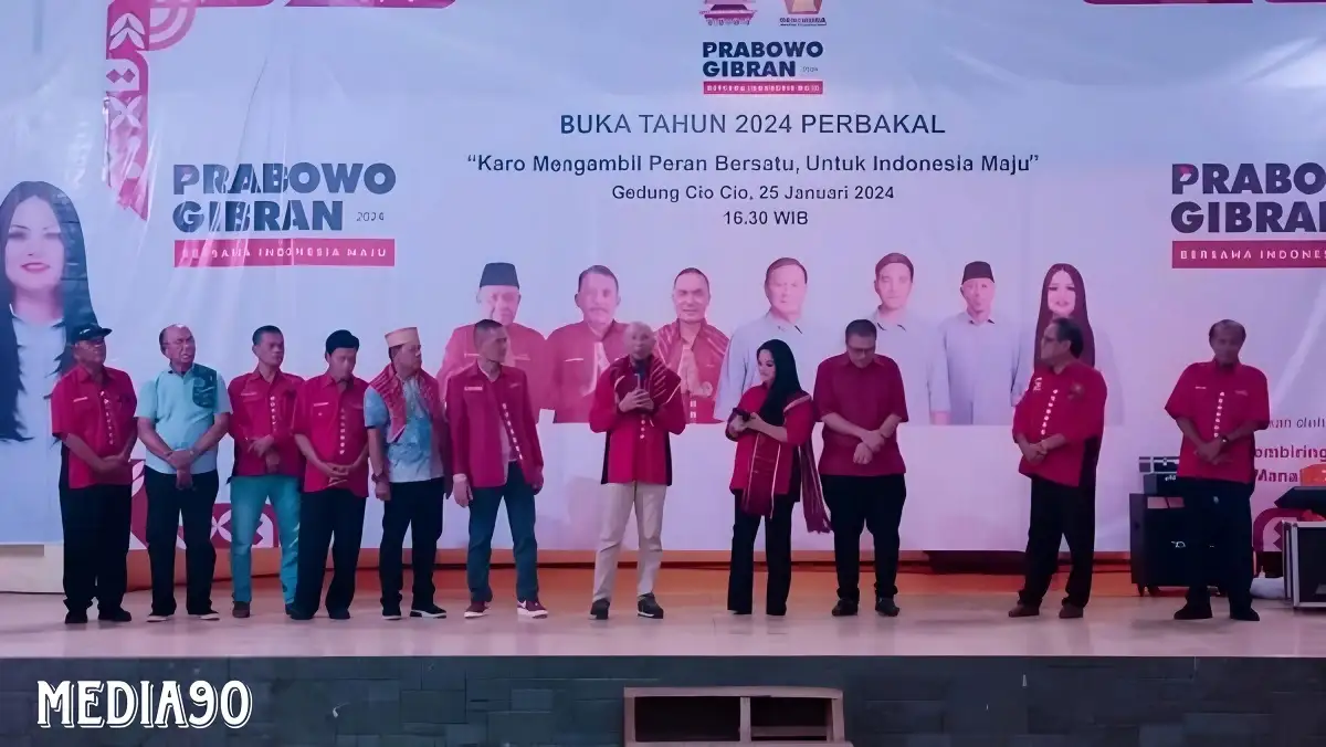 Gelar Buka Tahun 2024, Masyarakat Karo Lampung Dukung Prabowo-Gibran