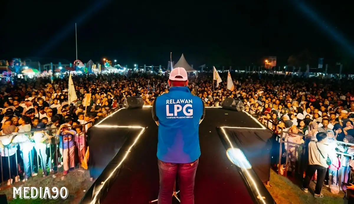 Goyang Sekampung Konser Kampanye Prabowo-Gibran Hebohkan Lampung Timur