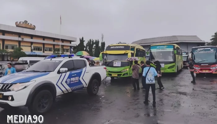 Rombongan 25 Ribu Nahdliyin Lampung Menuju GBK Jakarta untuk Merayakan Harlah ke-78 NU Melalui Pelabuhan Bakauheni