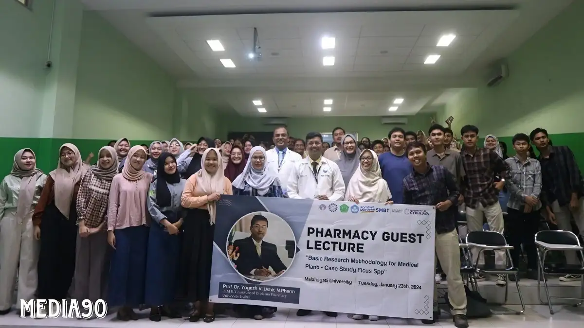 Kuliah Pakar Farmasi Guest Lecture, Universitas Malahayati Belajar Obat Herbal India