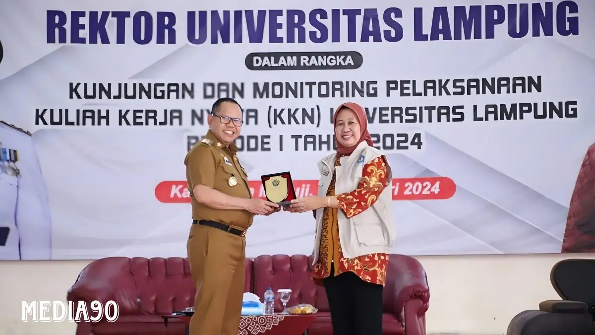 Kunjungi KKN di Mesuji, Rektor Unila Teken Kerjasama Dengan Pemkab Hingga Soroti Program Mahasiswa