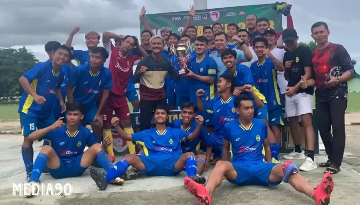Menang Telak 3-1 dari PSBL, TS Saiburai Lampung Juarai Liga 3 Zona Lampung