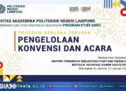 Polinela Mengguncang Dunia Pariwisata Lampung dengan Pendirian Program Studi Pengelolaan Konvensi dan Acara