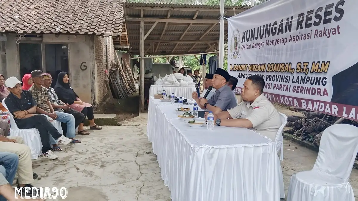 Rahmat Mirzani Djausal Menggelar Reses di Kelurahan Sumber Agung, Fokus pada Air Bersih, Pendidikan, dan Infrastruktur