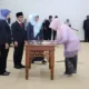 Rektor Unila Lantik Lima Pejabat Wakil Dekan Hingga UPT TIK Baru, ini Nama-Namanya