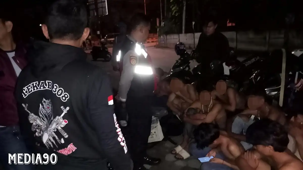 Saling Ejek di Medsos, 11 Pelajar Lampung Tengah ini Terjaring Razia Hendak Tawuran di Bandar Lampung
