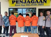 Mengguncang Malam Mataram Baru: Polisi Berhasil Menangkap Empat Pria Asal Lampung Timur yang Kerap Bermain Judi Remi di Rumah Warga