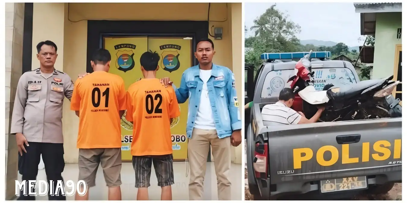 Spesialis Bobol Rumah Kosong, Polsek Wonosobo dan Warga Ringkus Dua Pria Asal BNS Tanggamus ini