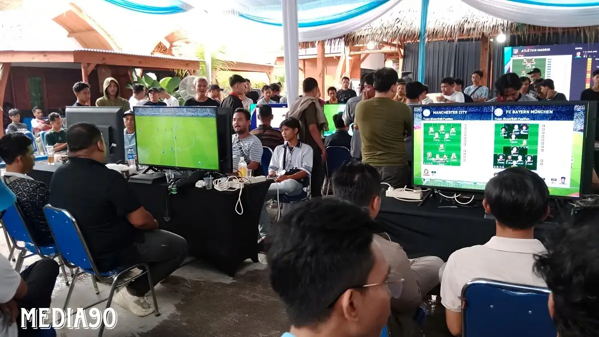 TKD Prabowo-Gibran Lampung Jaring Suara Pemilih Muda Lewat Turnamen PES Competition