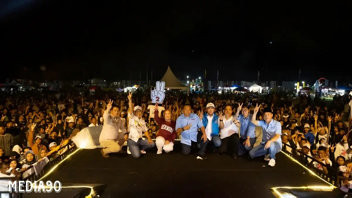 Target Menang Satu Putaran, Tim Prabowo - Gibran Gencarkan Konser Gebyar Indonesia Maju di Lampung