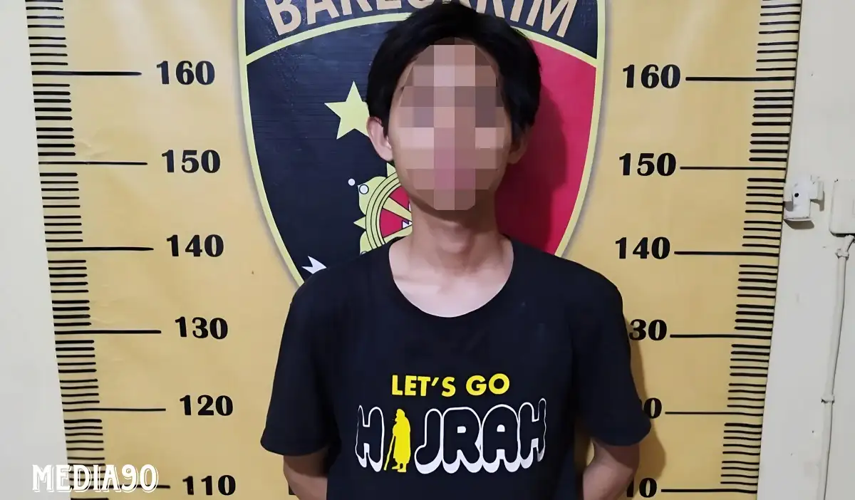 Tawuran Bawa Senjata di Telukbetung Selatan, Polisi Tangkap 13 Pelajar ini, Satu Jadi Tersangka