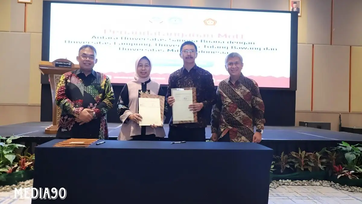 Unila dan USB YPKP Bandung Teken MoU Kerjasama Peningkatan SDM Hingga Iptek