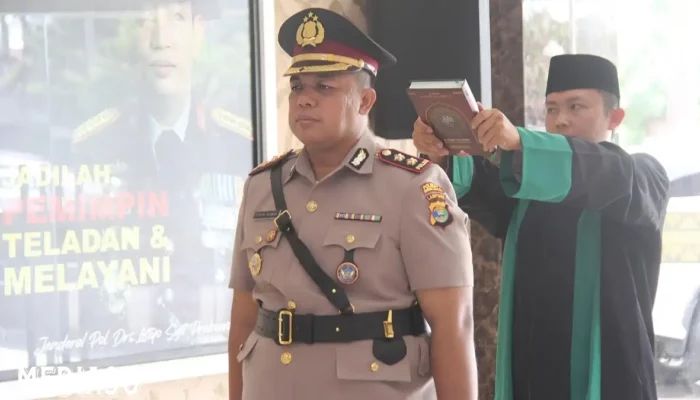 AKBP Erwin Resmi Menjabat Sebagai Waka Polresta Bandar Lampung, Membawa Pengalaman sebagai Mantan Kapolres Pagar Alam