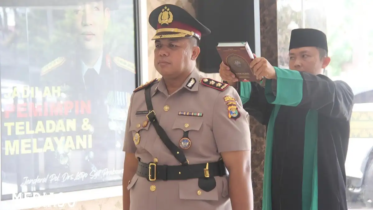 Waka Polresta Bandar Lampung Resmi Dijabat AKBP Erwin Mantan Kapolres Pagar Alam