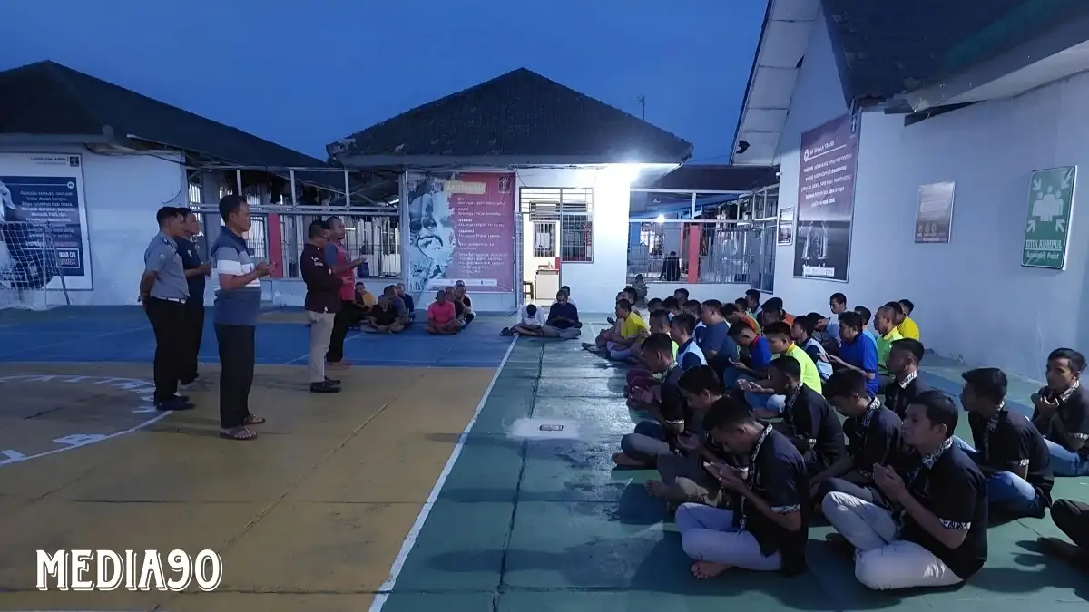 Warga Binaan Lapas Kalianda Diminta Saling Berbagi Kebahagiaan di Kamar Blok Hunian