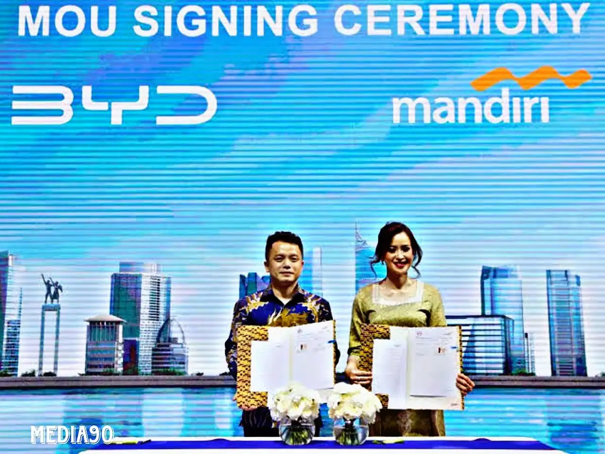 BYD Gandeng Bank Mandiri, Permudah Pembiayaan Mobil Listrik