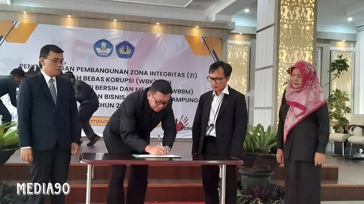 FEB Unila Canangkan Zona Integritas Wilayah Bebas Korupsi dan Bersih Melayani
